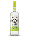 Don Q Limon Puerto Rican rum bottle infused with key limes and natural citrus flavors, 750 ML