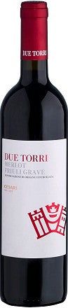 Due Torri Friuli Grave Merlot 1.5 L bottle with elegant label.