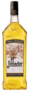 El Jimador Reposado Tequila 100% De Agave 1.75 L bottle with golden amber tequila inside