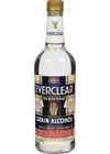 Everclear Grain Alcohol 151-proof bottle, made from corn, 750 ML.