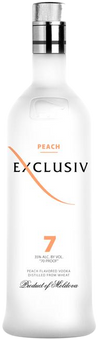 Exclusiv Vodka No.7 Peach Flavored Vodka 1.75 L bottle with premium and fruity character.