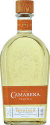 Familia Camarena Reposado Tequila 1L bottle with 100% blue agave label and oak-aged description.