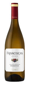 Franciscan Estate Chardonnay 750 ML bottle featuring premium Californian white wine.