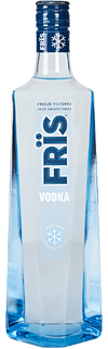 Fris Vodka 750 ML bottle with freeze-filtered label, showcasing crisp, smooth vodka.
