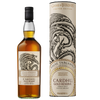 Game of Thrones House Cardhu Targaryen Gold Reserve Single Malt Scotch Whisky 750 ML bottle and packaging.