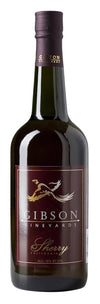 Gibson Vineyards Sherry 750 ML bottle with pheasant logo.