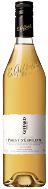 Giffard Piment Despelette Premium Liqueur 750 ML bottle with Espelette pepper infusion.