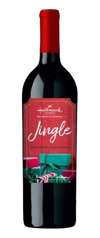 Hallmark Channel Wines Cabernet Sauvignon Jingle bottle with festive label.