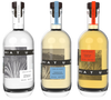 Hiatus Tequila 100% de Agave 750 ML Combo featuring Blanco, Reposado, and Añejo bottles.