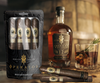 Hooten Young 12 Year whiskey bottle with Operator Royal Toro 4-pack cigars.