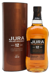 Isle Of Jura 12 Year Old Single Malt Scotch Whisky bottle and packaging.
