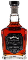 Jack Daniels Single Barrel Select Tennessee Whiskey 1 L bottle with rich oak, caramel, and vanilla notes.