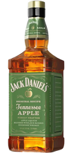 Jack Daniels Original Recipe Apple Liqueur 1.75 L bottle with green label and apple flavor blend