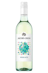 Jacob's Creek Moscato wine bottle, South Eastern Australia, 750 ml, intense honeysuckle and passion fruit aromas.
