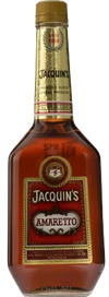 Jacquins Amaretto Liqueur 750 ML bottle with rich almond flavor and hints of vanilla and spice.
