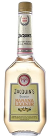Jacquins Banana Liqueur 750 ML bottle with a premium brandy base and ripe banana flavor.