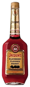 Jacquins Blackberry Flavored Brandy 750 ML bottle with vibrant label.
