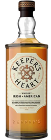 Keepers Heart Irish American Whiskey 700 ML bottle with label details, showcasing its blend of Irish and American whiskeys.