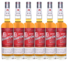 Six bottles of Kentucky Owl Takumi Edition Bourbon 750 ML with red labels and silver caps.
