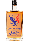 Leadslingers Bourbon Whiskey 750 ML bottle featuring an eagle graphic and patriotic design, handcrafted in Oklahoma.