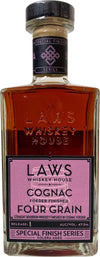 Laws Whiskey House Four Grain Bourbon Whiskey in Cognac Casks 750ml bottle.