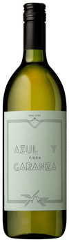 Azul y Garanza Navarra Viura 1 L bottle crisp organic Spanish white wine
