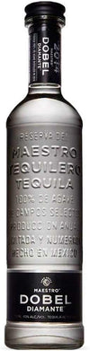 Maestro Dobel Diamante Reposado Tequila 100% De Agave 1.75L clear bottle with embossed label and black cap