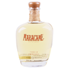 Maracame Reposado Tequila bottle with straw yellow hue and wooden cork, 750 ML.