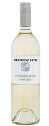 Matthew Fritz Sauvignon Blanc North Coast 2019 white wine bottle.