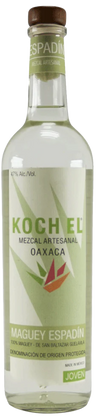 Mezcal Koch San Baltazar Guelavila Espadin 750ml bottle with label.