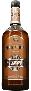 Mr. Boston Butterscotch Schnapps 1 L bottle caramel-flavored liqueur for cocktails and desserts