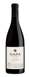 Bottle of Napa Cellars Pinot Noir 2016, a Napa Valley red wine with elegant label and deep ruby color, ideal for pairing with poultry and earthy dishes.