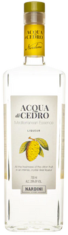 Nardini Acqua Di Cedro Liqueur 700 ML bottle with Cedro lemon label.