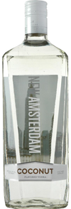New Amsterdam Coconut Flavored Vodka 1.75 L bottle, tropical vibe.