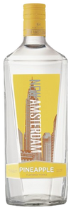 New Amsterdam Pineapple Vodka 1 L bottle with bright pineapple and tropical fruit flavors.