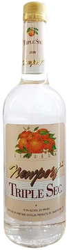 Newport Triple Sec Liqueur 1 L bottle with citrus-flavored design.