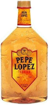 Pepe Lopez Gold Tequila 1.75 L bottle with golden yellow color.