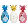 Pinaq Liqueur 34 Combo 750 ML collection with blue, white, and pink pineapple-shaped bottles.