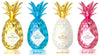 Pinaq Liqueur 34 combo pack featuring Original, Blue, Colada, and Rose bottles, each 750 ML, with unique tropical flavors and vibrant pineapple-shaped packaging.