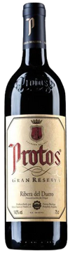  Protos Gran Reserva 750 ML red wine with premium label and deep garnet color.
