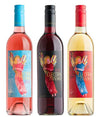 Quady Electra Moscato 2022 Combo, 3 Bottles of Sweet Frizzante Wines with Unique Berry and Citrus Flavors.