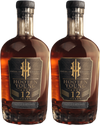Hooten Young 12 Year Collectors Combo 750ML whiskey bottles with notes of maple and vanilla.
