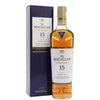 The Macallan Double Cask 15 Years Old Highland Single Malt Scotch Whisky bottle and box.