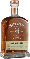 Coppercraft Straight Rye Whiskey 750 ML bottle featuring handcrafted American premium spirits.