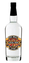 Key West Local Rum 750 ML bottle with vibrant label, distilled for bold flavor.