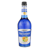 Arrow Blue Curacao 750 ML vibrant blue liqueur bottle with citrus flavor label.