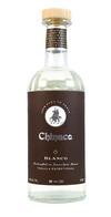 Bottle of Chinaco Blanco Tequila 750 ML with agave plant and a cocktail glass