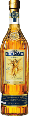 Gran Centenario Anejo Tequila 100% De Agave 1.75L bottle with golden aged tequila and detailed label