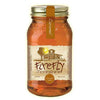 Firefly Caramel Moonshine 750ML bottle with caramel label and rustic distillery logo.