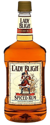 Lady Bligh Authentic Spiced Rum 1.75 L bottle with a vibrant label design.